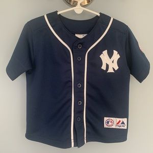 Kids NY Yankees Dark Navy Jersey